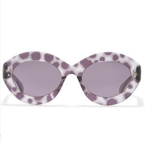 Alaïa 52mm round women’s sunglasses